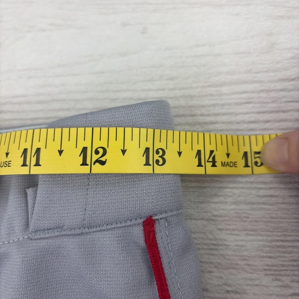 Evoshield Youth Boy's Large Gray Red Piping Baseball Pants Excellent